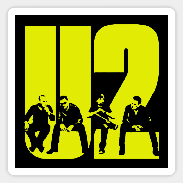 U2 Band Magnet by Man of Liar